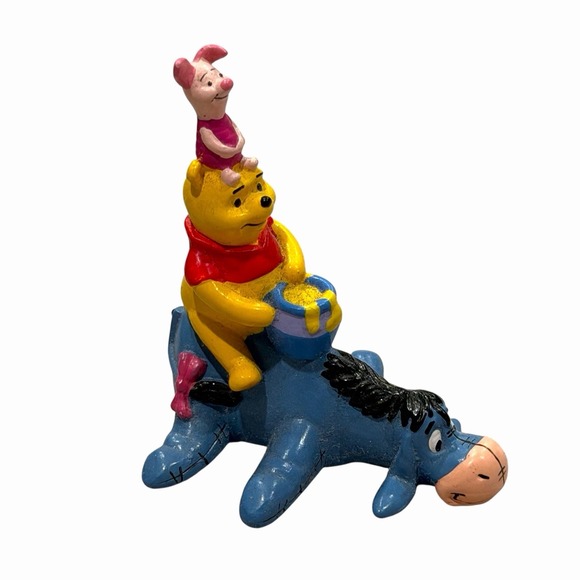 Disney Other - VTG Disney DecoPac Winnie the Pooh Eeyore Piglet Action Figure Cake Topper
